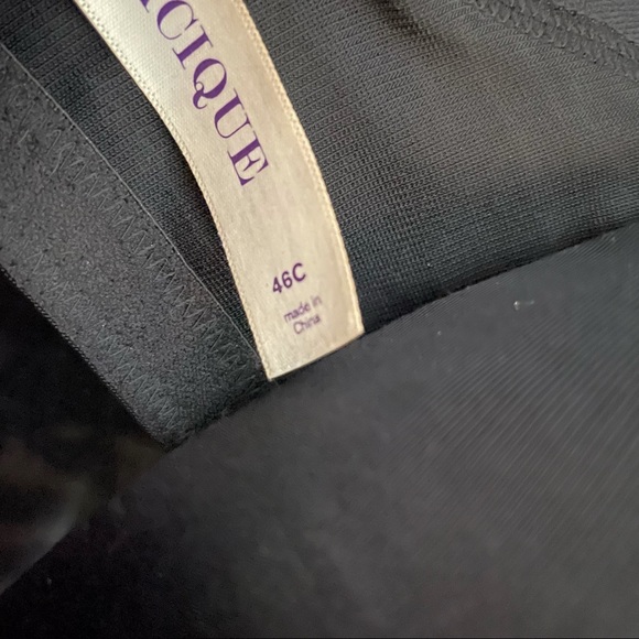 Cacique Black T-Shirt Bra 46C - Picture 2 of 2